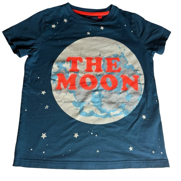 Boden Blue 'The Moon' Graphic Tee - Picture 1 of 5